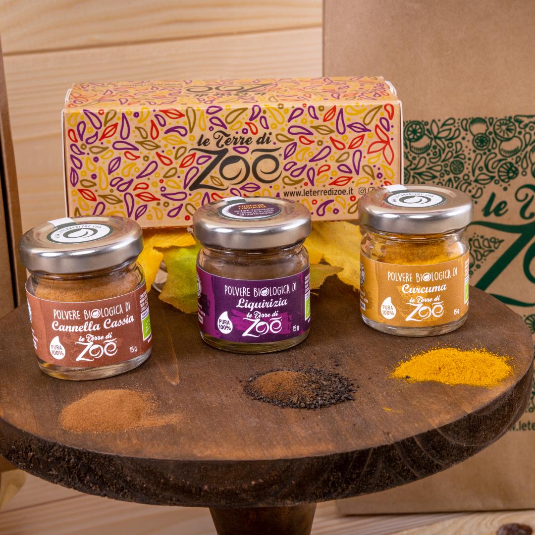 Gift Box with 3 Spices of your choice Le terre di zoè